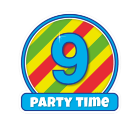 Paper Dreams Doorboard 9 years party | 50cm