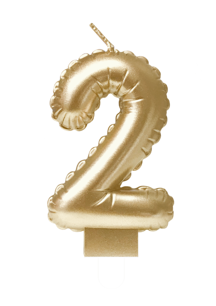 Paper Dreams Bougie 2 Feuille d'or Ballon | 7cm Paper Dreams Bougie 2 Feuille d'or Ballon | 7cm