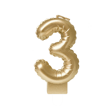 Paper Dreams Bougie 3 Feuille d'or | 7cm