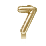 Paper Dreams Kerze 7 Folienballon Gold | 7cm Paper Dreams Kerze 7 Folienballon Gold | 7cm