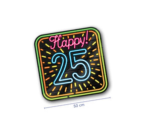 Paper Dreams Porte-porte Neon Happy 25 | 50cm Paper Dreams Porte-porte Neon Happy 25 | 50cm