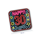 Paper Dreams NEON door signs Happy 30 | 50cm Paper Dreams NEON door signs Happy 30 | 50cm