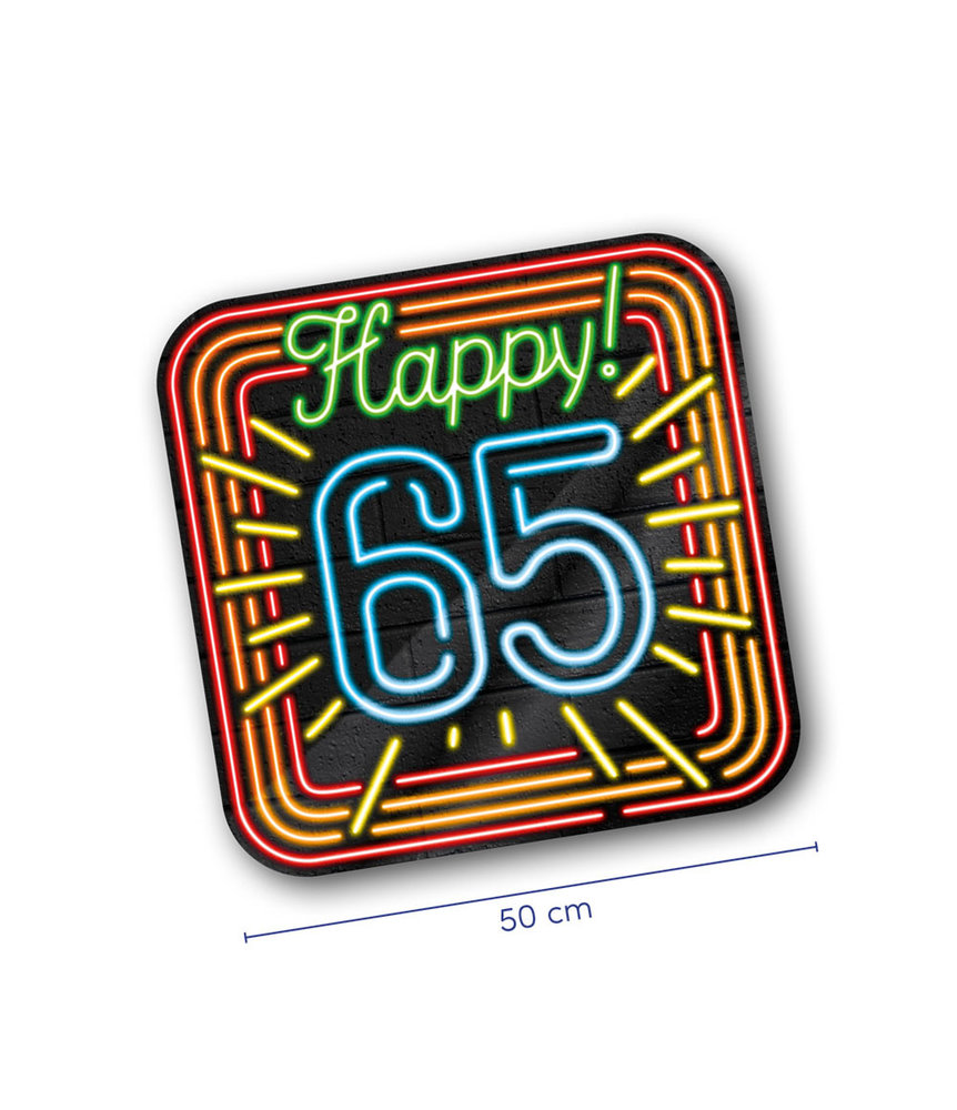 Paper Dreams Porte-porte Neon Happy 65 | 50cm