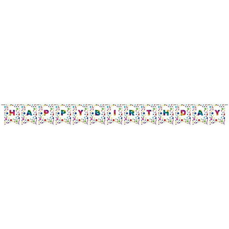 Creative Converting Letterlinger Rainbow Alles Gute zum Geburtstag | 2.74x20cm Creative Converting Letterlinger Rainbow Alles Gute zum Geburtstag | 2.74x20cm