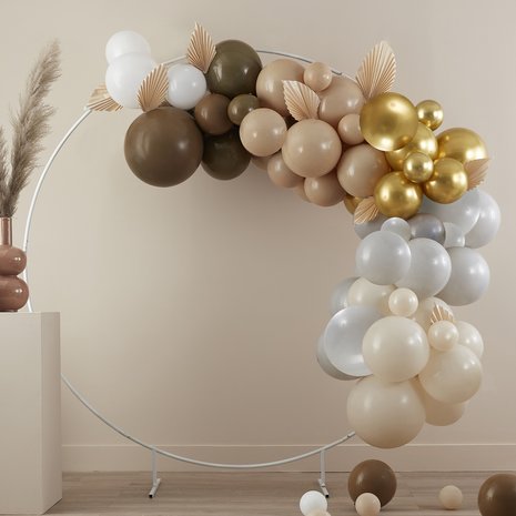 Ginger Ray Balloon arch DIY brown-taupe-nude | per kit Ginger Ray Balloon arch DIY brown-taupe-nude | per kit
