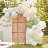 Ginger Ray Balloon arch DIY SalieGroen, White and Nude | per kit Ginger Ray Balloon arch DIY SalieGroen, White and Nude | per kit