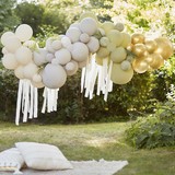 Ginger Ray Balloon arch DIY green, cream, gray and gold chrome | per kit Ginger Ray Balloon arch DIY green, cream, gray and gold chrome | per kit