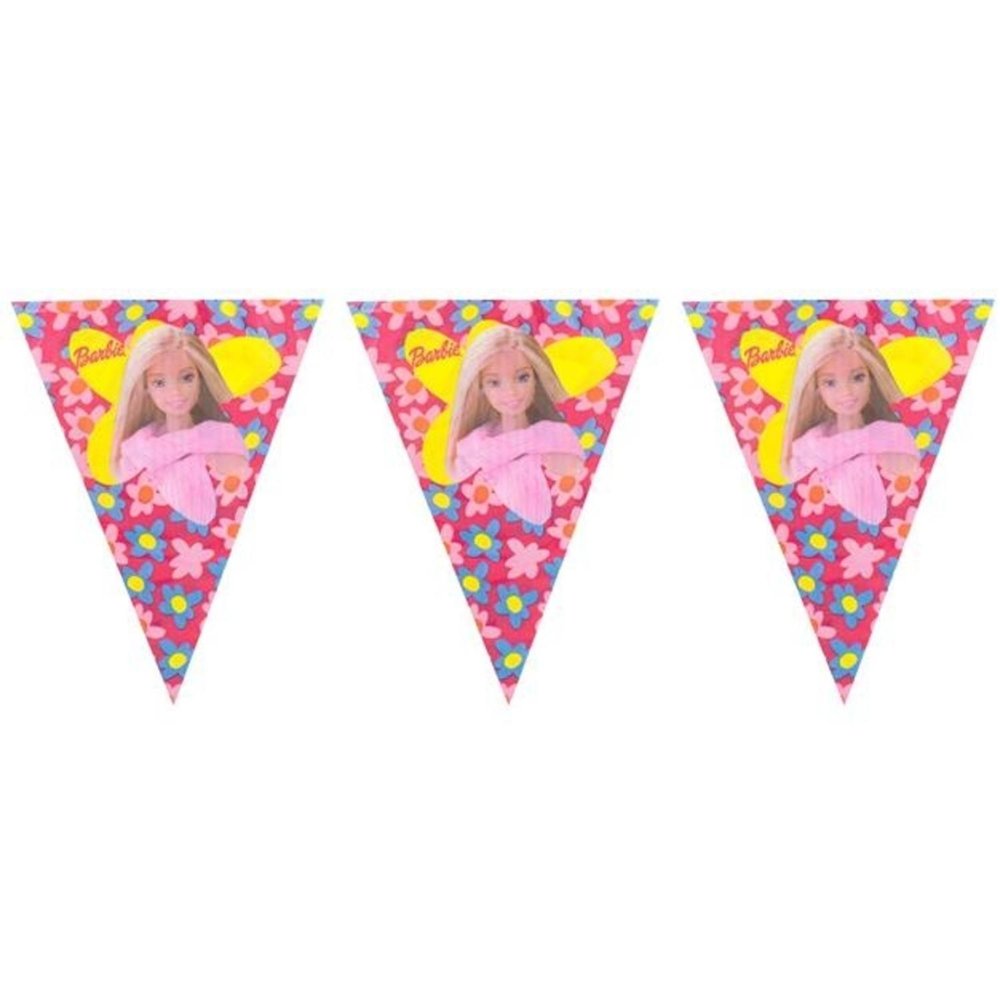 Procos Party Barbie vlaggen slinger | 4 meter