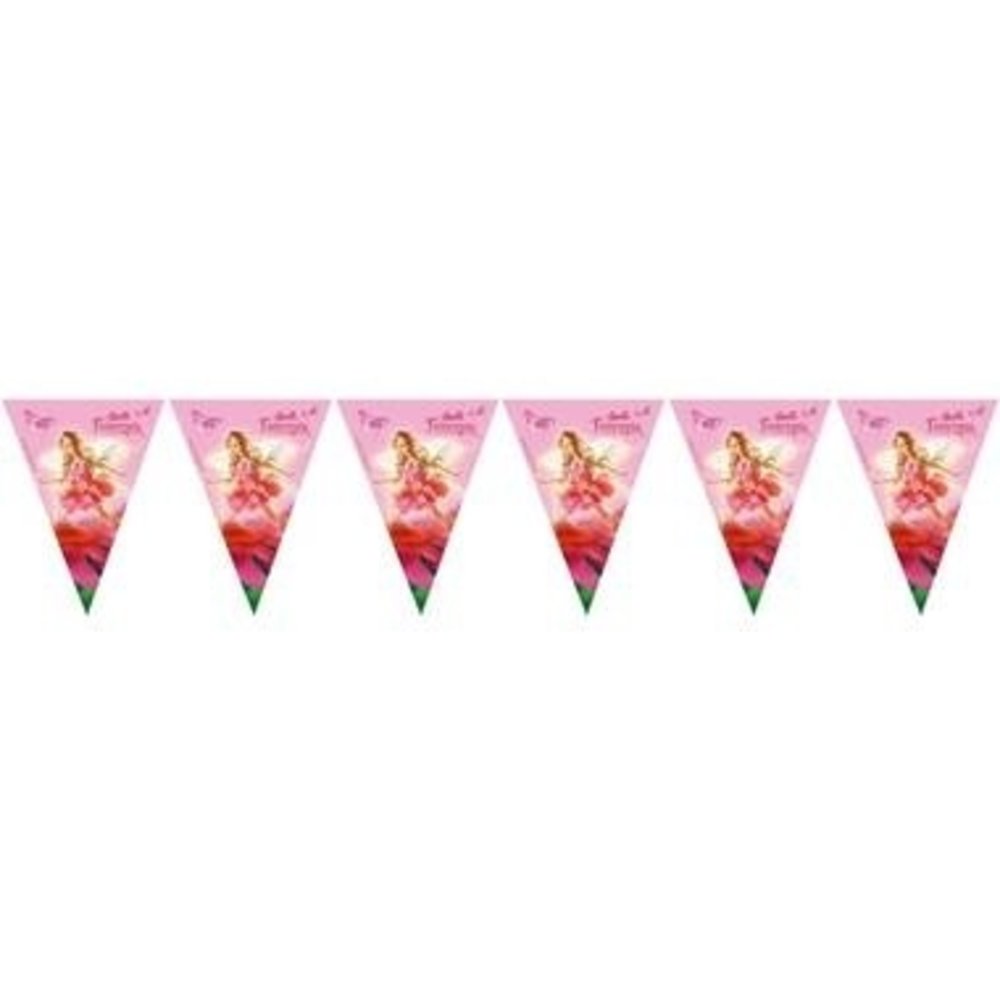 Procos Party Barbie Fee vlaggen slinger | 4 meter Procos Party Barbie Fee vlaggen slinger | 4 meter
