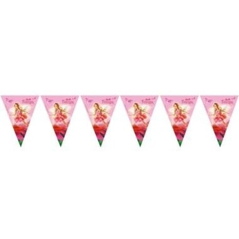 Procos Party Barbie Fee vlaggen slinger | 4 meter Procos Party Barbie Fee vlaggen slinger | 4 meter