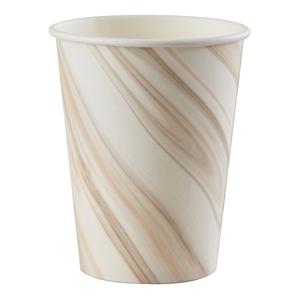 Ginger Ray Cups natural marble 250ml | 8 pieces Ginger Ray Cups natural marble 250ml | 8 pieces