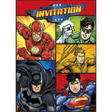 Unique Party Invitation des super-héros Justice League | 8 pièces Unique Party Invitation des super-héros Justice League | 8 pièces