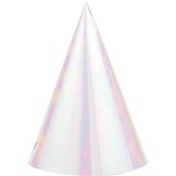 Creative Converting Iridescent hoedjes | 8 stuks