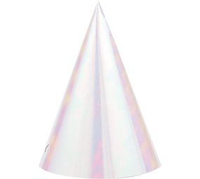 Creative Converting Iridescent hoedjes | 8 stuks Creative Converting Iridescent hoedjes | 8 stuks