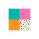 Creative Converting RABIEUX RAIS-COURS 25X25CM | 20 morceaux Creative Converting RABIEUX RAIS-COURS 25X25CM | 20 morceaux