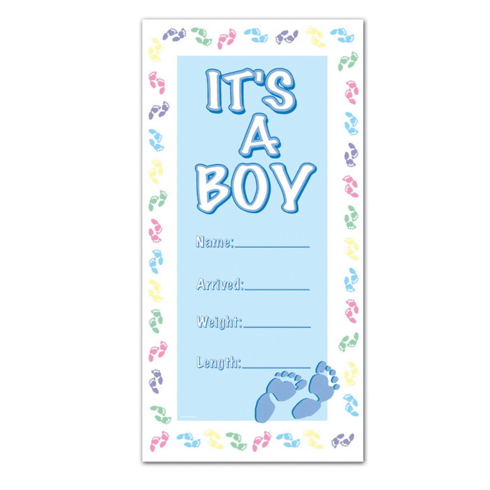 Tuf-Tuf It's a Boy Ankündigung | 76 x 152 cm