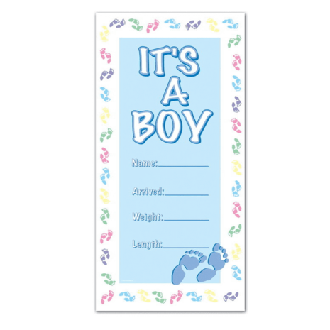 Tuf-Tuf It's a Boy Ankündigung | 76 x 152 cm