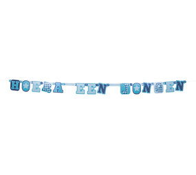 Boland Lettre Garland Hurra un garçon | 175 cm Boland Lettre Garland Hurra un garçon | 175 cm
