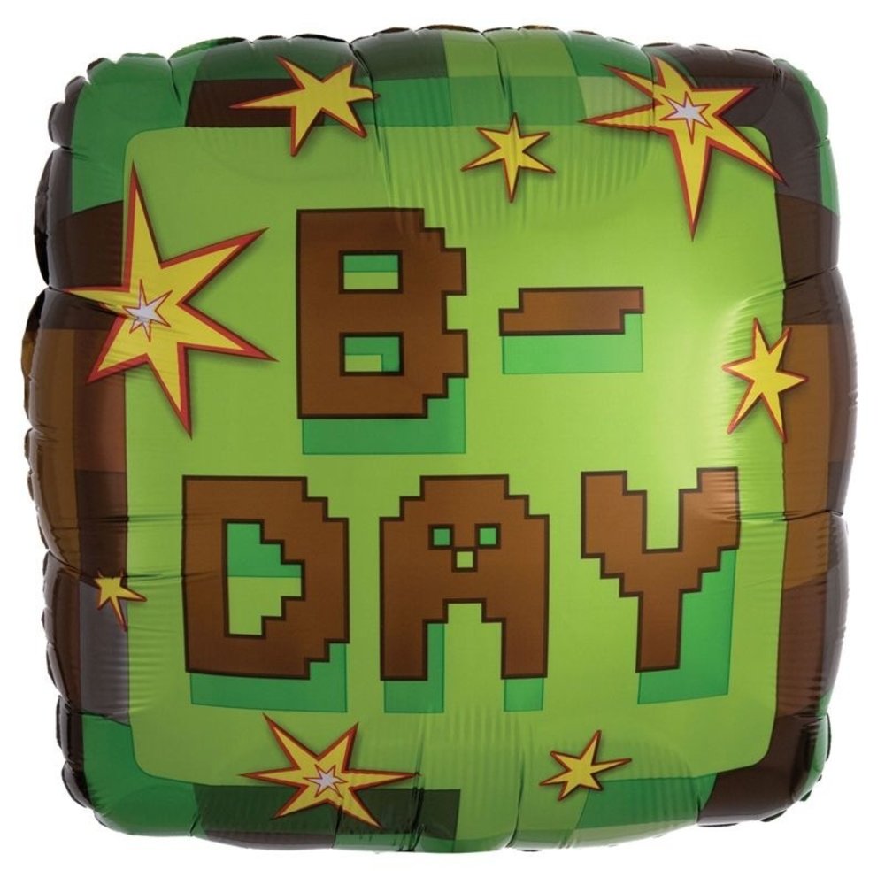 Anagram Ballon TNT Minecraft Party 43cm | per stuk Anagram Ballon TNT Minecraft Party 43cm | per stuk