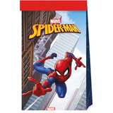 Procos Party Spiderman uitdeelzakjes Crime Fighter papier 22x13x7cm | 4 stuks