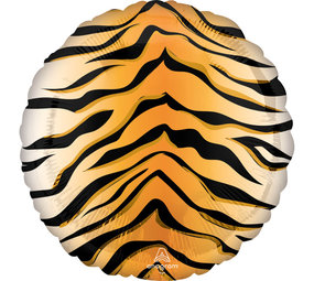 Amscan Ballon en aluminium imprimé tigre 45 cm | par pièce Amscan Ballon en aluminium imprimé tigre 45 cm | par pièce
