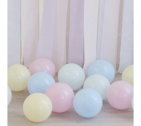 Ginger Ray 40 Ballons rose pastel, jaune, bleu et menthe | par jeu Ginger Ray 40 Ballons rose pastel, jaune, bleu et menthe | par jeu