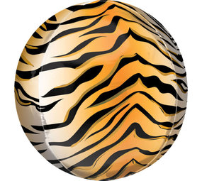 Amscan Imprimé tigre ballon Orbz | 38cm Amscan Imprimé tigre ballon Orbz | 38cm