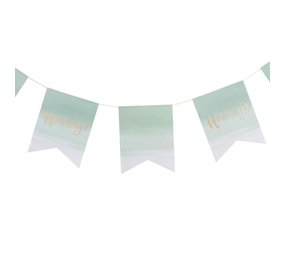 Ginger Ray Ombre-Girlande Hooray mintgrün | 2 Meter Ginger Ray Ombre-Girlande Hooray mintgrün | 2 Meter