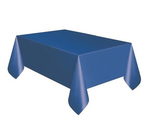 Unique Party Tablecloth Royal blue plastic | 140x274cm