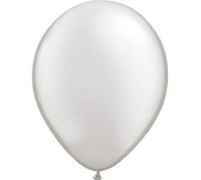 Silver balloons Metallic 30cm | 100 pieces