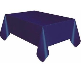 Unique Party Tafelkleed Marine Blauw plastic | 137x274cm