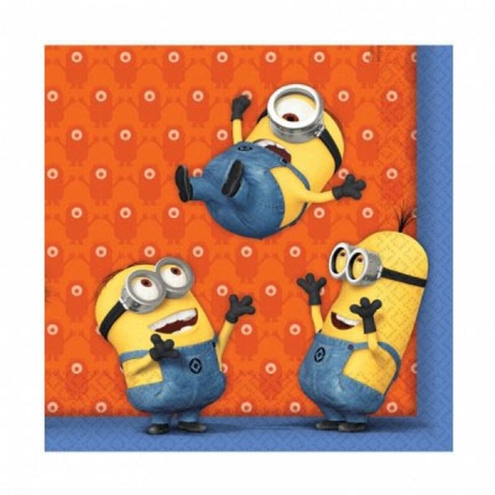 Amscan Serviette Minions Orange 20 pièces Amscan Serviette Minions Orange 20 pièces