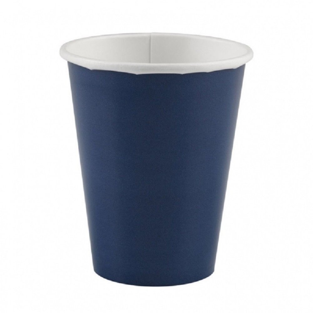 Unique Party Cups Marine Blue 250ml | 14 pieces Unique Party Cups Marine Blue 250ml | 14 pieces
