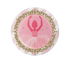 Creative Converting Ballet Twinkle Toes 23cm | 8 pieces Creative Converting Ballet Twinkle Toes 23cm | 8 pieces