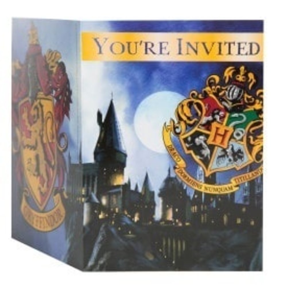 Unique Party Harry Potter Invitations | par 8 pièces Unique Party Harry Potter Invitations | par 8 pièces