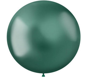 Ballon intens groen metallic XL 48cm | 5 stuks