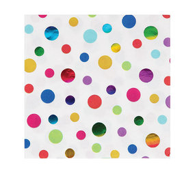 Creative Converting Servetten regenboog 24x24cm | 16 stuks Creative Converting Servetten regenboog 24x24cm | 16 stuks