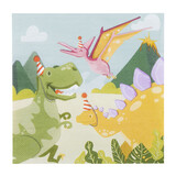 Boland Dinosaurus Party Servietten 33x33cm | 20 Teile Boland Dinosaurus Party Servietten 33x33cm | 20 Teile