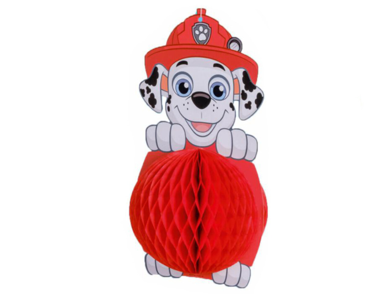 Tib Paw Patrol honeycomb Marshall 30x15cm | per stuk Tib Paw Patrol honeycomb Marshall 30x15cm | per stuk
