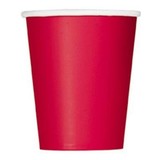 Unique Party Cups Ruby Red 270ml | 8 pieces Unique Party Cups Ruby Red 270ml | 8 pieces