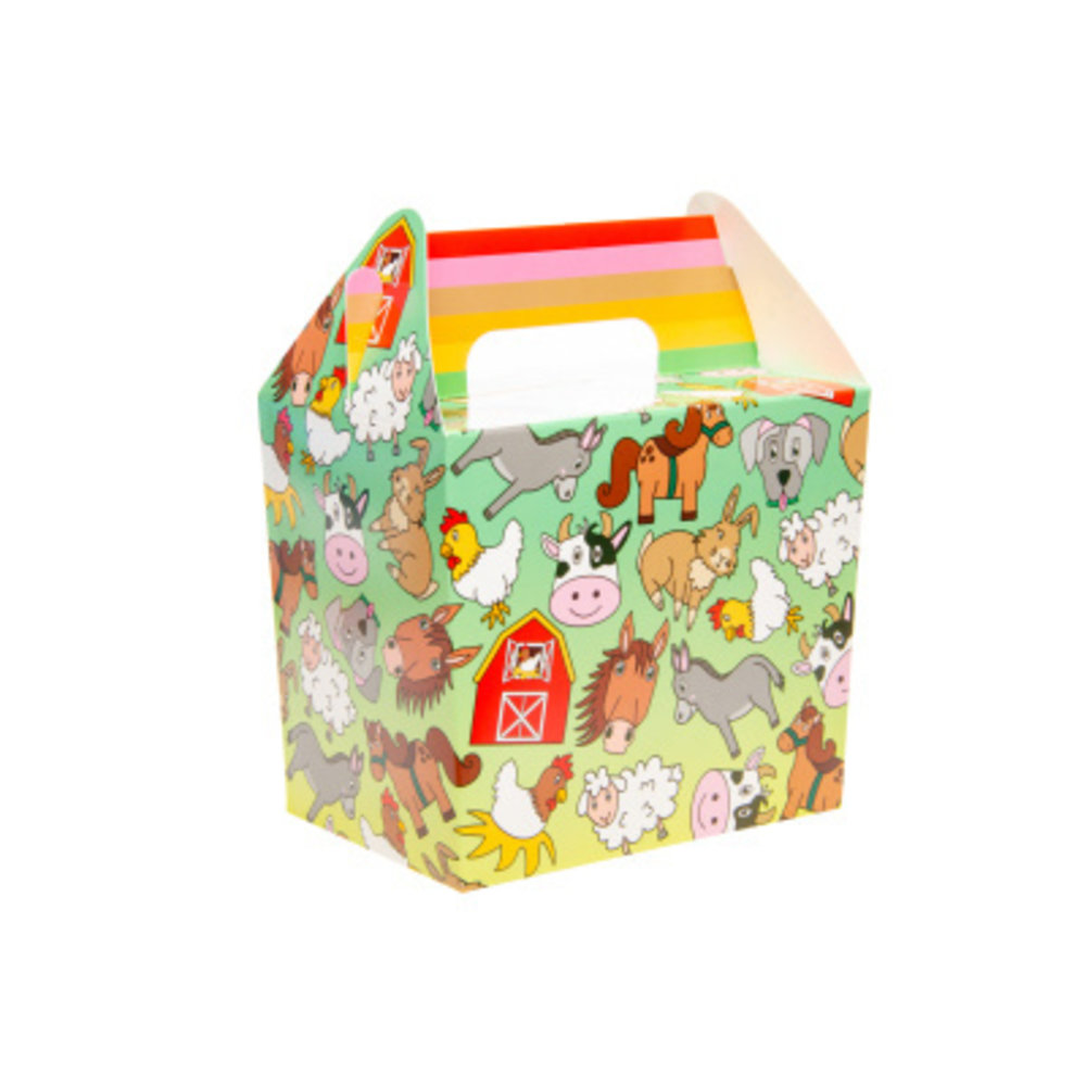 LG Imports Partybox Bauernhoftiere 13x9,5x12cm | pro Einheit LG Imports Partybox Bauernhoftiere 13x9,5x12cm | pro Einheit