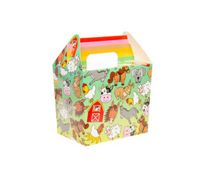 LG Imports Partybox Bauernhoftiere 13x9,5x12cm | pro Einheit