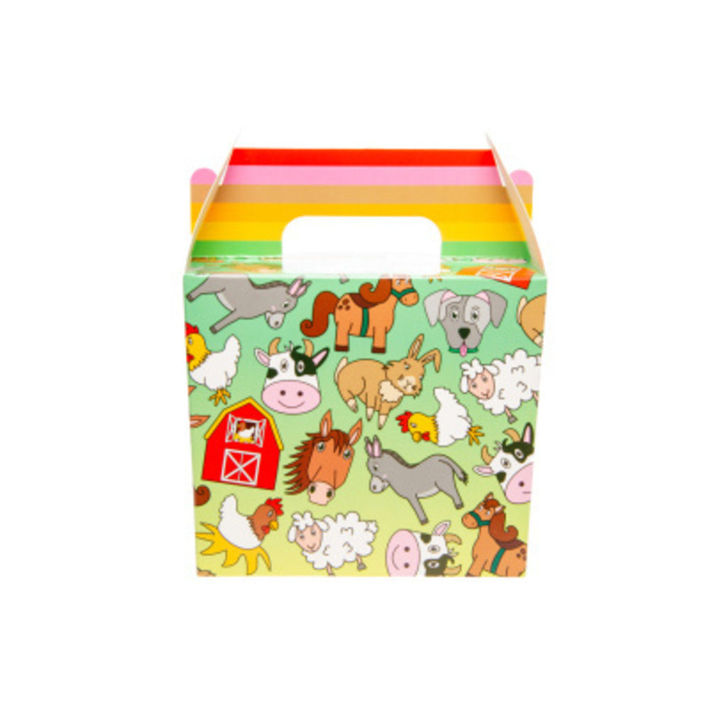 LG Imports Feestbox Farm Dieren 13x9.5x12cm | per Unit LG Imports Feestbox Farm Dieren 13x9.5x12cm | per Unit