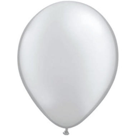 Folat Luftballons Metallic Silber 13cm | 20 Teile