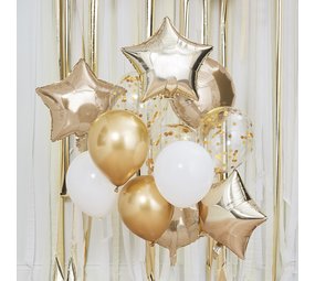 Ginger Ray Ballonnenset Goud | per set Ginger Ray Ballonnenset Goud | per set