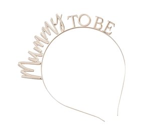 Ginger Ray Diadème Mummy to Be Rosegold 17x19cm | par unité