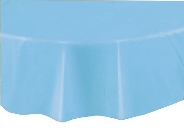 Unique Party Nappe ronde bleu poudré | 213cm Unique Party Nappe ronde bleu poudré | 213cm