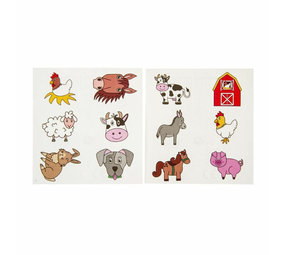 LG Imports Bauernhoftiere Tattoo | pro Blatt