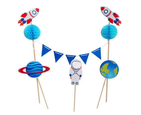 Godan Taartdecoratie Ruimte en Space Godan Taartdecoratie Ruimte en Space