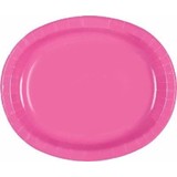 Unique Party Schale Oval Pink 30x25cm | 8 Stück Unique Party Schale Oval Pink 30x25cm | 8 Stück
